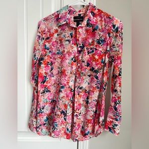 J Crew lightweight floral button down